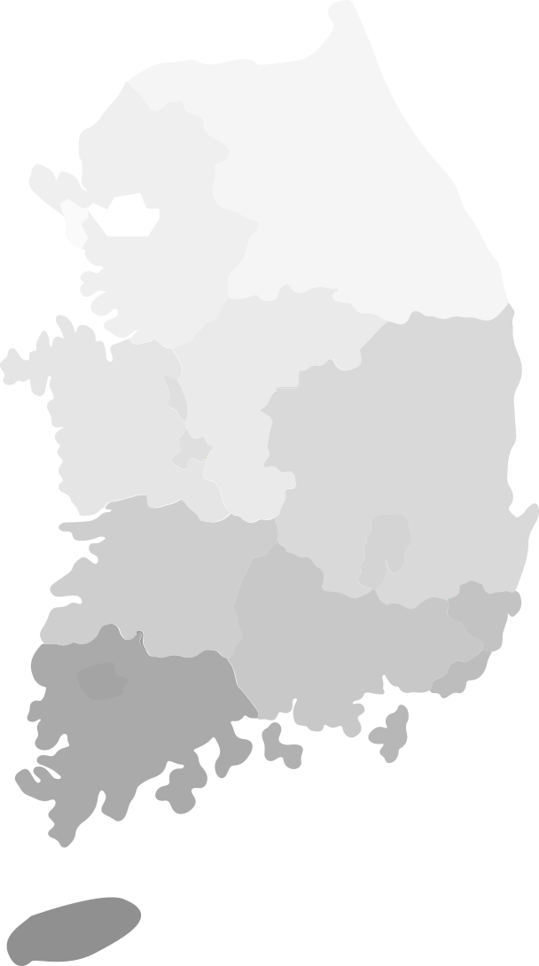 한국지도